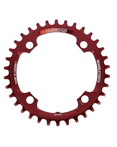 Blackspire Snaggletooth Narrow/Wide Chainring 104/34T Red