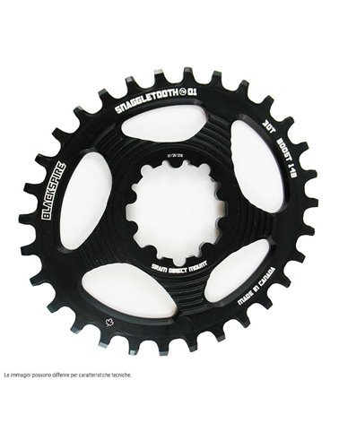 Blackspire Oval Snaggletooth Chainring 34 For Sram Direct Mount 0mm Offset
