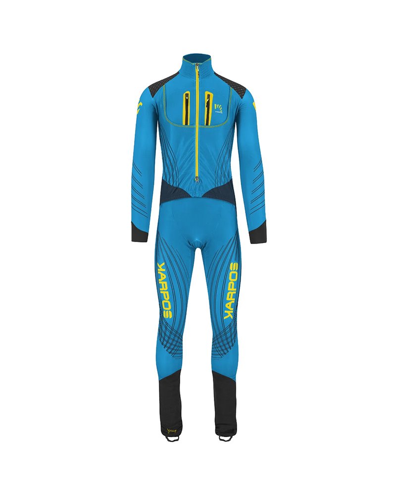Karpos Race Suit Men's Ski Mountaineering Suit, Diva Blue/Midnight