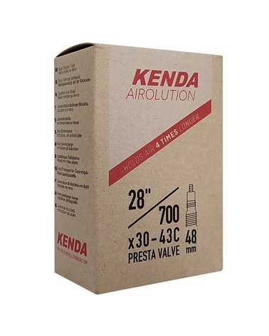 Kenda Inner Tube 700x30/43 Presta Valve 48mm Boxed