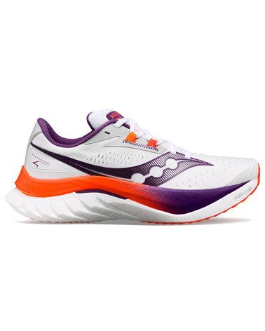 Saucony Endorphin Speed 4 Women's Running Shoes, White/Violet