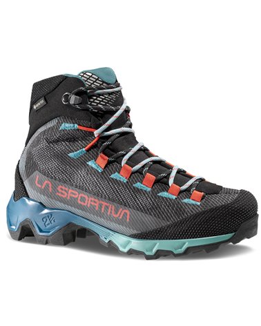 La Sportiva Aequilibrium Hike GTX Gore-Tex Women's Hiking Boots, Carbon/Everglade