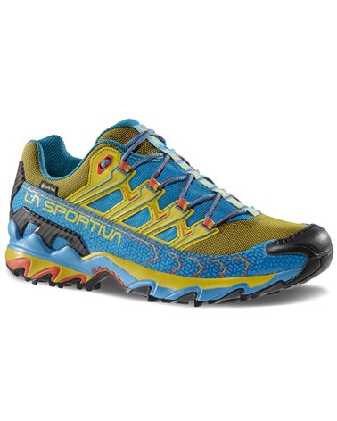 La Sportiva Ultra Raptor II GTX Gore-Tex Men's Hiking/Trail Running Shoes, Tropic Blue/Bamboo