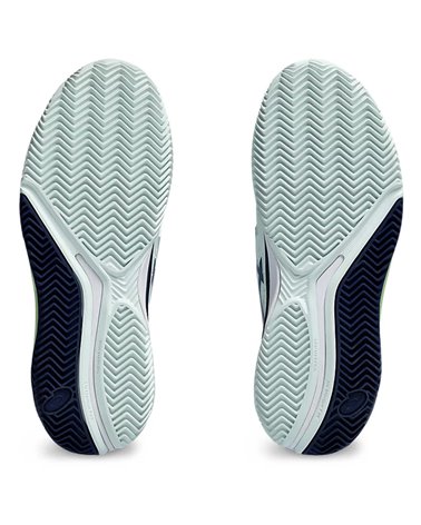 Asics Gel-Resolution 9 Clay Women's Tennis Shoes, Pale Mint/Blue Expanse