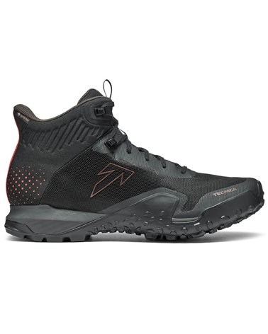 Tecnica Magma 2.0 S MID GTX Gore-Tex Men's Fast Hiking Boots, Black/Pure Lava