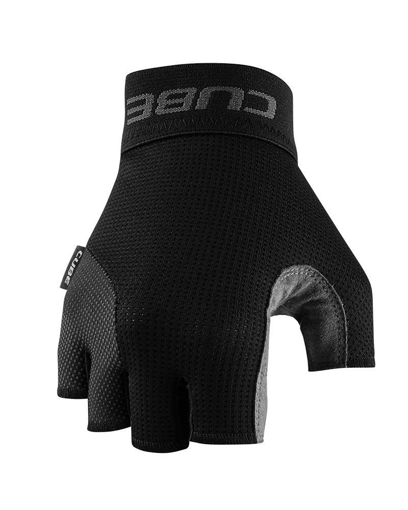Cube CMPT Pro Short Finger Cycling Gloves, Black