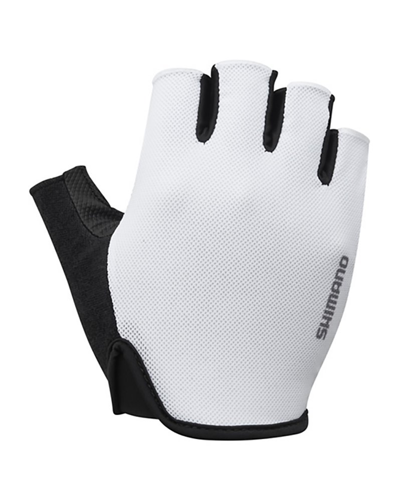 Shimano Airway Short Finger Cycling Gloves, White