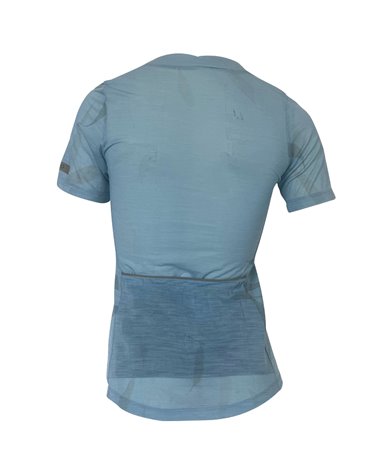 Shimano Evolve Terra Women's Short Sleeve Cycling Jersey Size S, Matte Blue