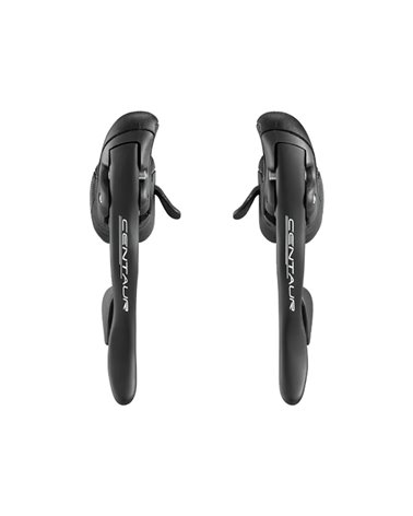 Campagnolo Race Shift + Brake Levers Centaur 2X11S Clamp without Gear Indicator, Black/Silver