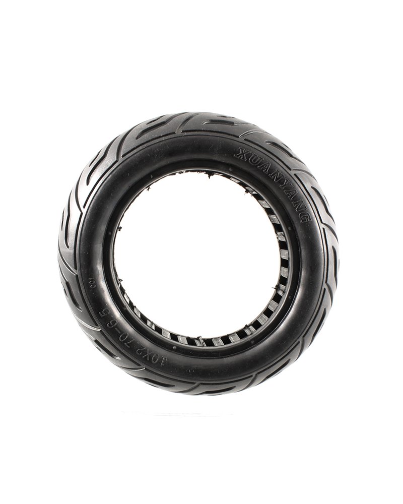 Mogo Tyre Electric Scooter - 10X2.7 - 70/65-6.5, Black, Solid