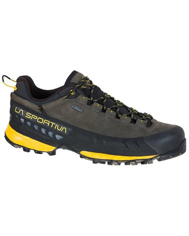 La Sportiva TX5 Low GTX Gore-Tex Men's Approach Shoes, Carbon/Yellow