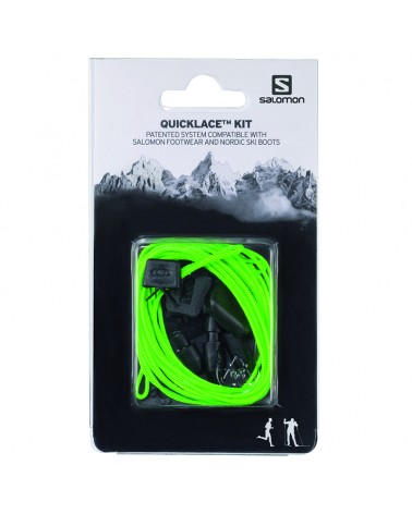 Salomon Lacci Scarpe Quicklace Kit, Green