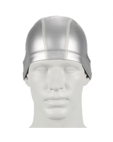 Speedo Pace Swim Cap, Silver (One Size Fits All)