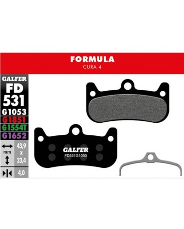 Galfer Bike Standard Pastiglie Freno Formula Cura 4