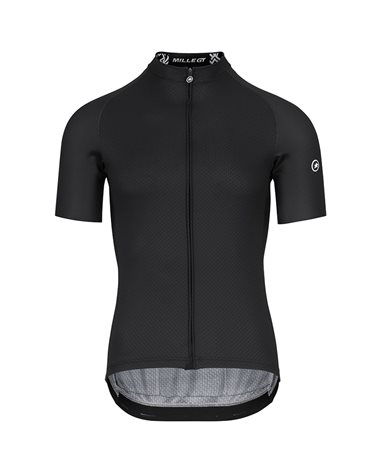 Assos Mille GT Summer C2 Men's Short Sleeve Full Zip Cycling Jersey, Black Series