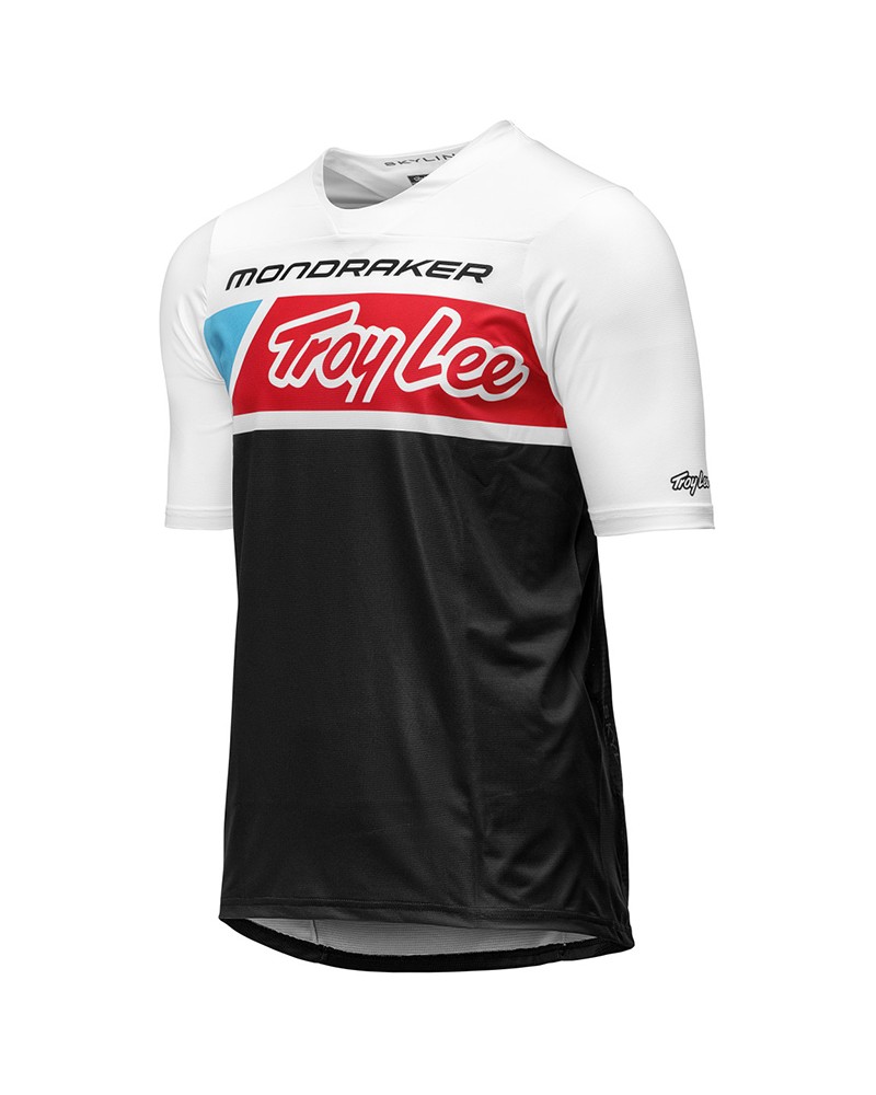 Mondraker - Troy Lee Designs Skyline SS Men\'s Short Sleeve MTB Jersey, Icon  White - Bike Sport Adventure