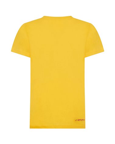 La Sportiva logo camiseta para hombre, amarillo