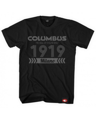 Cinelli Columbus 1919 100% Cotton T-Shirt, Black
