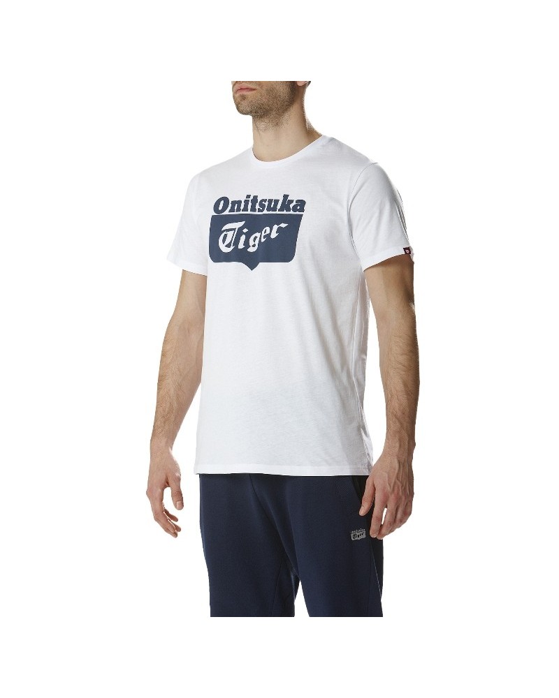 Onitsuka Tiger T-Shirt Logo Core Tee, Real White