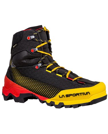 La Sportiva Aequilibrium ST GTX Gore-Tex Men's Mountaineering Boots, Black/Yellow
