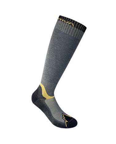 La Sportiva X-Cursion Men's Long Socks, Black/Yellow