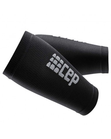 Cep Unisex Compression Forearm Sleeves, Black/Dark Grey