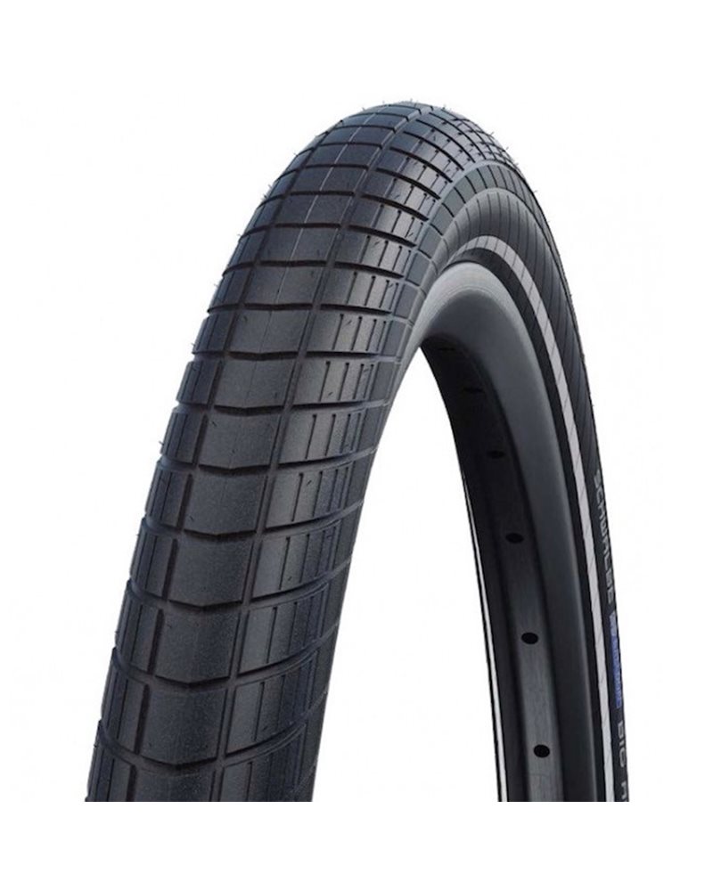 Schwalbe Big Apple 28x2.00 Active Line Wired K-Guard SBC Rigid Tyre, Black/Reflex