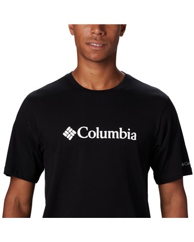 Columbia CSC Basic Logo Maglia Maniche Corte Uomo, Black