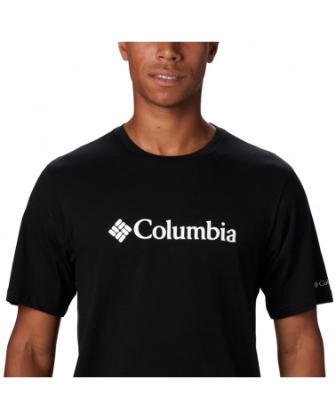 Columbia CSC Basic Logo Maglia Maniche Corte Uomo, Black