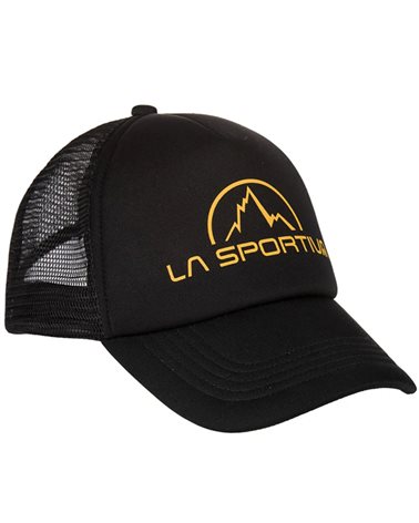 La Sportiva Promo Trucker Hat LASPO Cappello, Black/Yellow