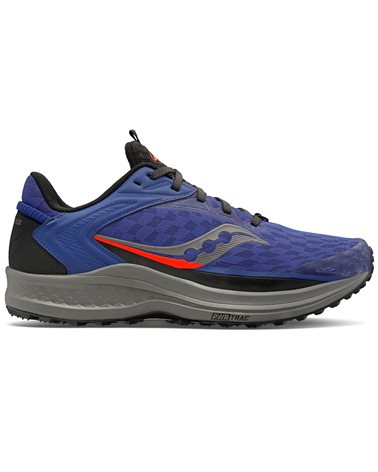 Saucony Canyon TR2 Men's Trail Running Shoes, Sapphire/ViZiRed