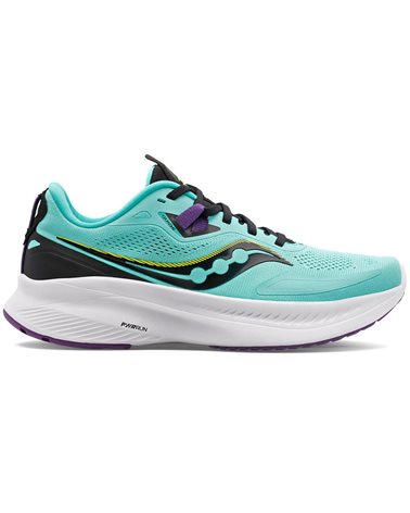 Saucony Guide 15 Scarpe Running Donna, Cool Mint/Acid