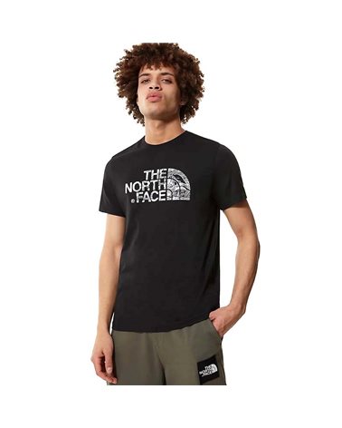 The North Face Woodcut Dome Men's T-Shirt, TNF Black