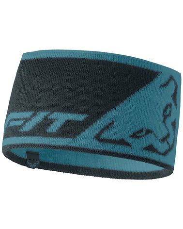 Dynafit Leopard Logo Headband Fascia Frontale, Storm Blue/3010 (Taglia Unica)