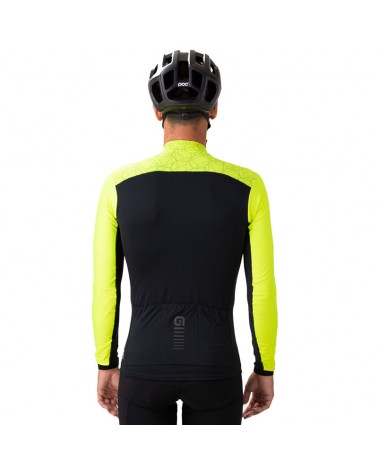 Alè R-EV1 Velocity Plus Men's Long Sleeve Cycling Jersey, Fluo Yellow