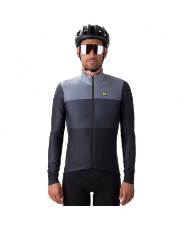 Alè PR-S Sfida Men's Full-Zip Cycling Jacket, Grey