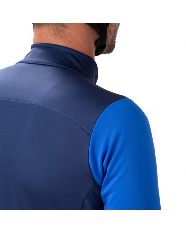 Alè Solid Fondo 2.0 Men's Full-Zip Cycling Jacket, Navy Blue