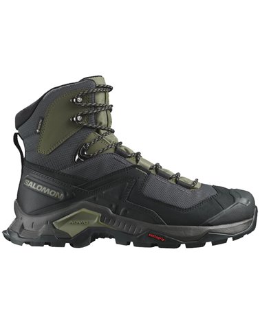 Salomon Quest Element GTX Gore-Tex Men's Trekking Boots, Black/Deep Lichen Green/Olive Night