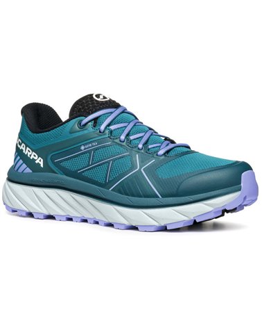 Scarpa Spin Infinity GTX Gore-Tex Women's Trail Running Shoes, Lake Blue/Violet
