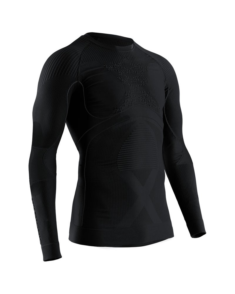 X-Bionic Energy Accumulator 4.0 Men's Long Sleeve Round Neck Shirt, Black/Black