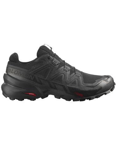 Salomon Speedcross 6 GTX Gore-Tex Men's Trail Running Shoes, Black/Black/Phantom