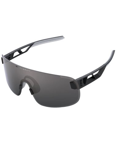 Poc Elicit Cycling Glasses, Uranium Black Lens Clarity Universal/No Mirror + Clear Lens