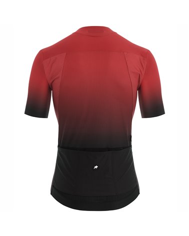 Assos Equipe RS S9 Targa Men's Short Sleeve Full Zip Cycling Jersey, Katana Red