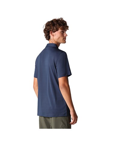 The North Face Tanken Men's Short Sleeve Polo Shirt, Summit Navy