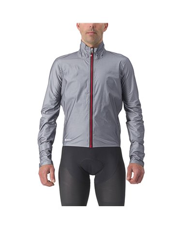 Castelli Tempesta Lite GTX Gore-Tex Men's Packable Cycling Jacket, Gray