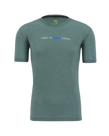 Karpos Coppolo Merino T-Shirt Uomo Mulesing Free, North Atlantic