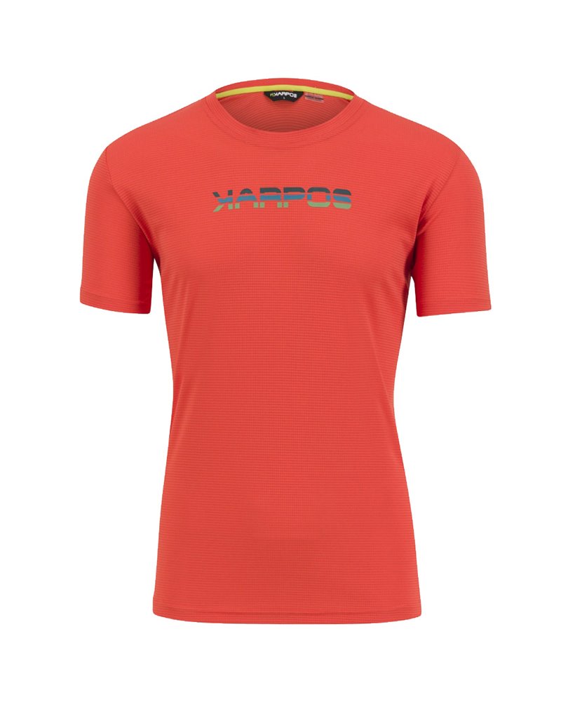 Karpos Loma Men's T-Shirt, Paprika/Sea Spray