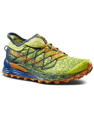 La Sportiva Mutant Men's Trail Running Shoes, Lime Punch/Storm Blue