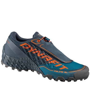 Dynafit felina SL zapatos de running alpino para hombre, bluejay / naranja impactante