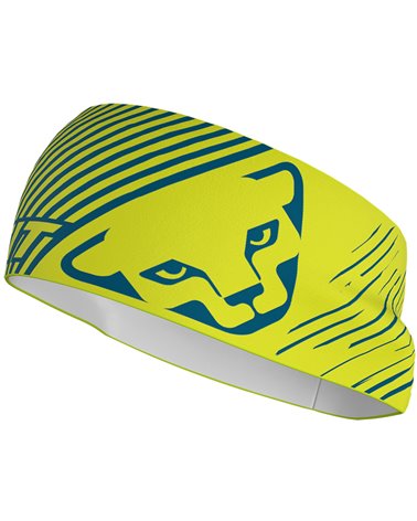 Dynafit Graphic Performance Headband, Lime Punch/8830 Striped (One Size Fits All)